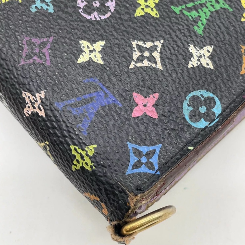 Auth Louis Vuitton Monogram Multicolor Portefeuille Insolite Wallet W/B - Picture 12 of 17